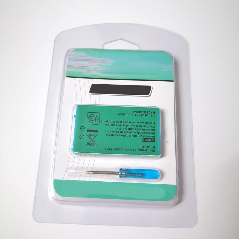 klarako Replacement Battery Pack Kit, 850mAh Lithium Ion Battery with Screwdriver, Battery Pack Replacement for GBA SP Game Consoles 3.7V - Image 4