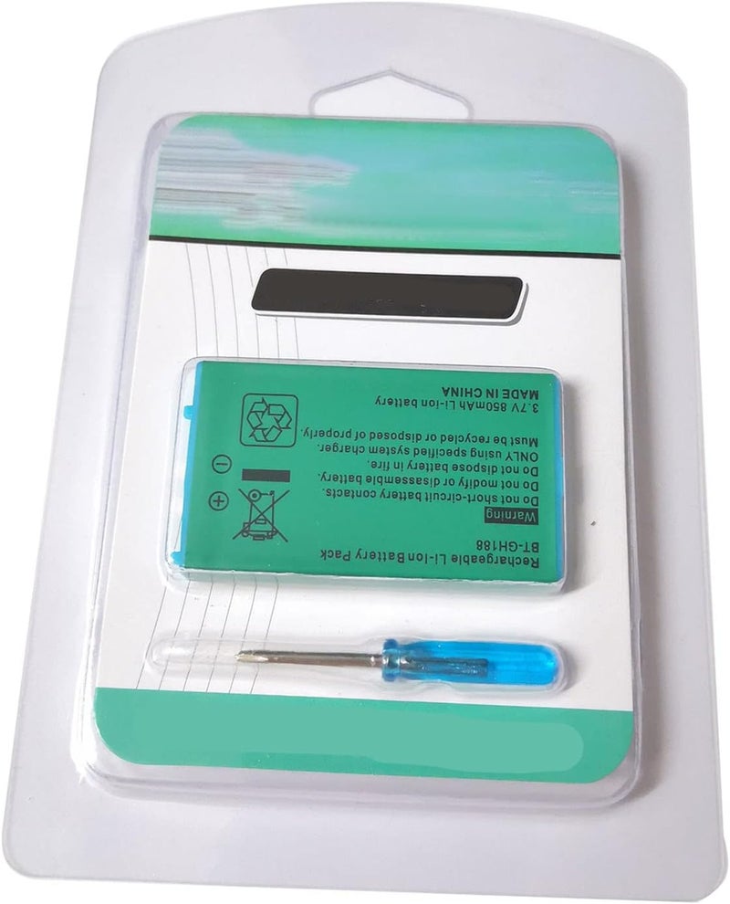 klarako Replacement Battery Pack Kit, 850mAh Lithium Ion Battery with Screwdriver, Battery Pack Replacement for GBA SP Game Consoles 3.7V - Image 1
