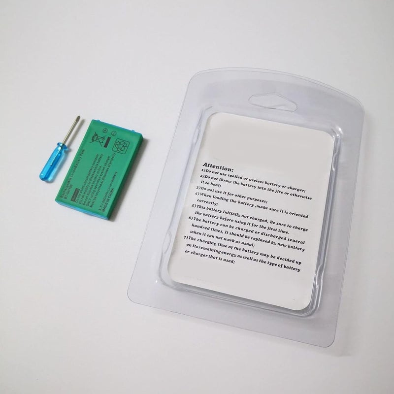 klarako Replacement Battery Pack Kit, 850mAh Lithium Ion Battery with Screwdriver, Battery Pack Replacement for GBA SP Game Consoles 3.7V - Image 5
