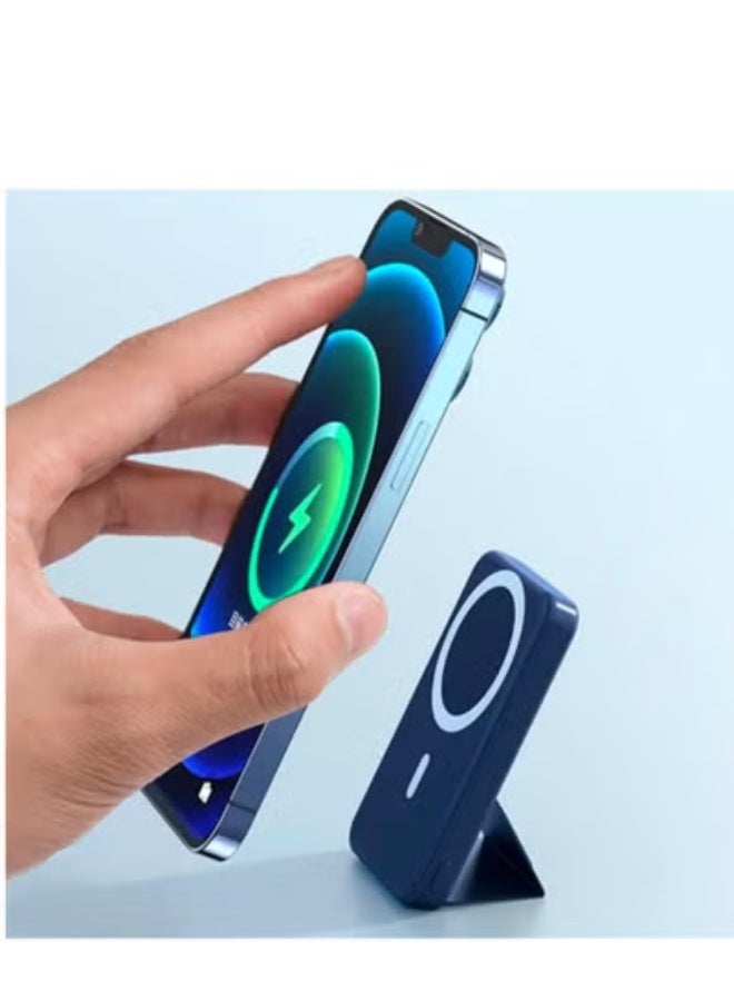 GULFLINK Magnetic Portable Power Bank Charger for Apple iPhone 15/14/13 Series 10000mah Blue - Image 4