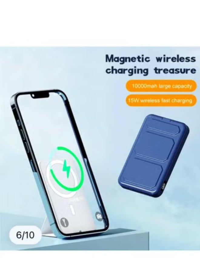 GULFLINK Magnetic Portable Power Bank Charger for Apple iPhone 15/14/13 Series 10000mah Blue - Image 5