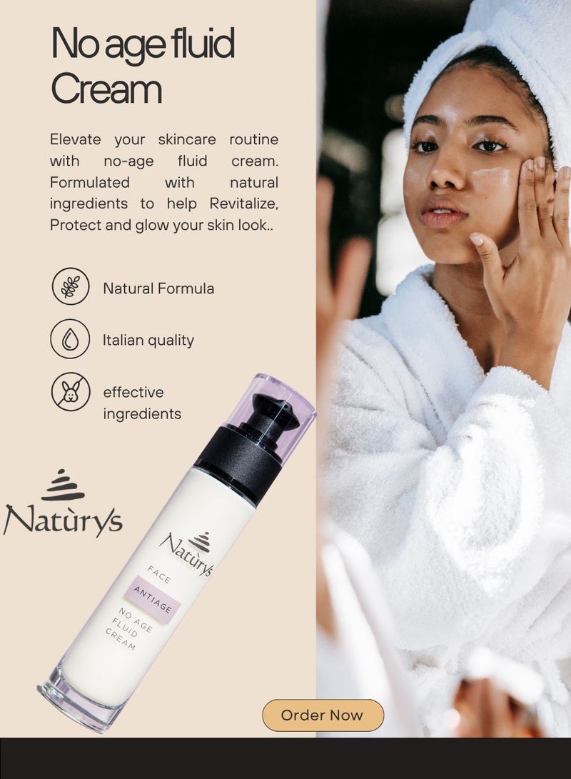 Naturys FACE NO AGE FLUID CREAM 50 ml Cream with with Peptides, Vitamin C and Bakuchiol  - Image 4
