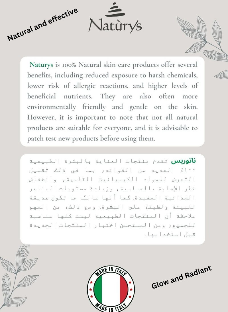 Naturys FACE NO AGE FLUID CREAM 50 ml Cream with with Peptides, Vitamin C and Bakuchiol  - Image 5