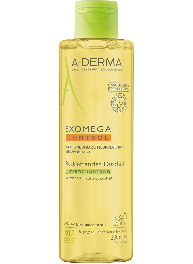 A-DERMA A-DERMA EXOMEGA CONTROL EMOLIENTOWY OLEJEK DO MYCIA ANTI-SCRATCH 200ML