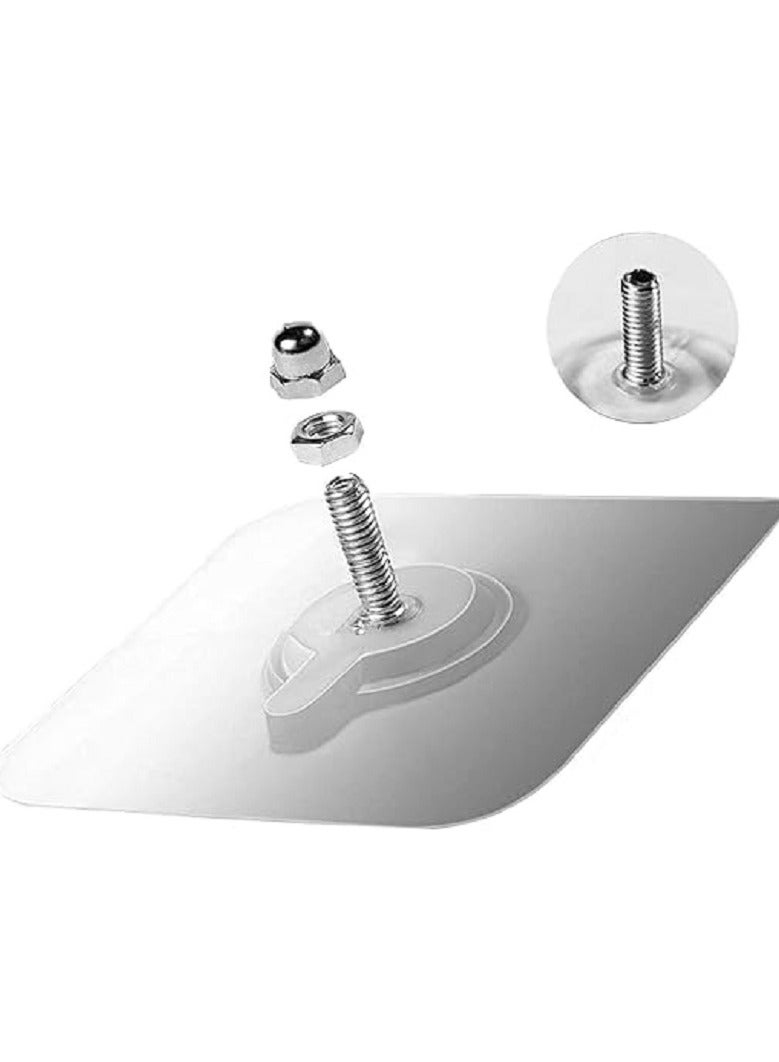 10-خطافات تعليق لاصقة للتعليق على الحائط -خطاف حائط لاصق قوي بدون ثقب،- خطاف تعليق لاصق لا يترك أثرا للحمام والمطبخ وغرفة الاستحمام-ياتي من 10 خطافات - Image 2