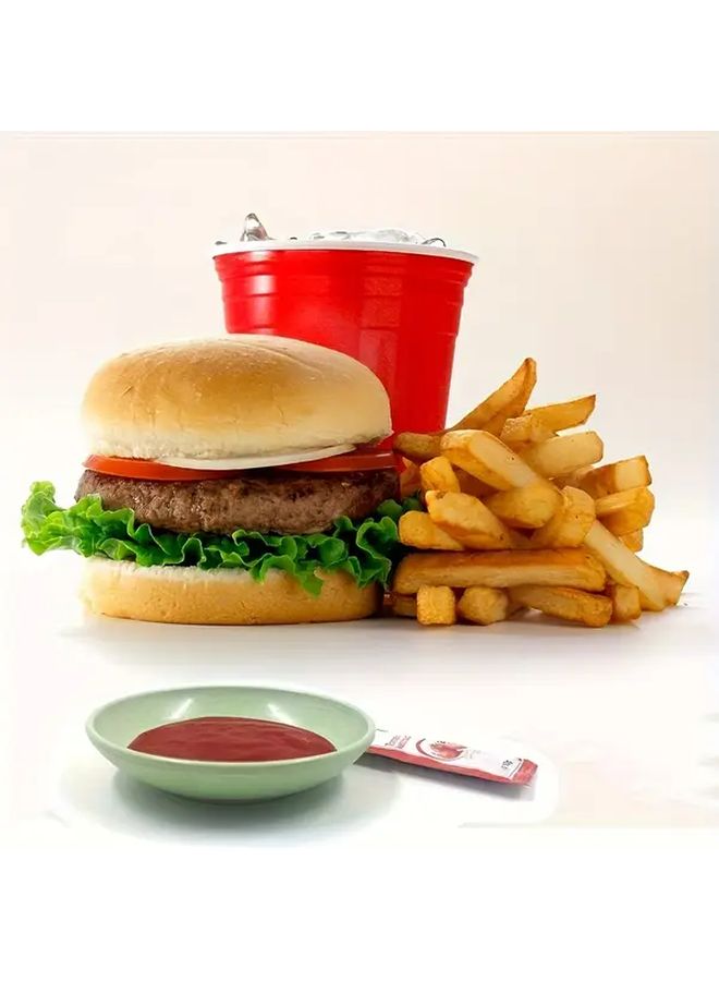 4 Pcs 3 35 Inch Dipping Plates Set Wheat Straw Sauce Dishes For Soy Sauce Mustard Vinegar - Image 3