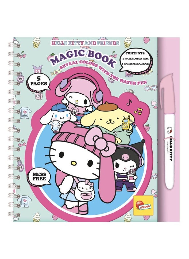 Lisciani - Hello Kitty, Creative set ,Water drawing book, Hello Kitty and friends - Image 1