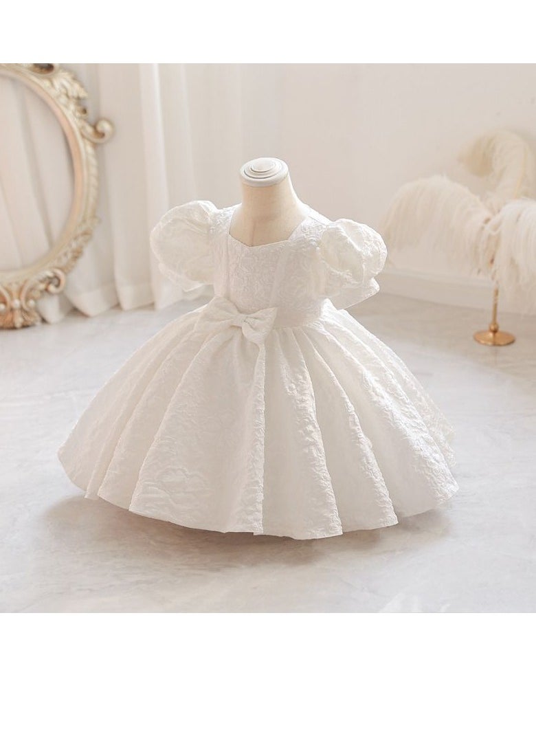 KUYING New Girls' Puffy Dress Birthday Dress Dress 
