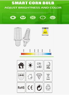 Vmax Smart Corn Bulb 2.0 Adjust Brightness And Colour 6w Dimmable With App Control  - Image 3