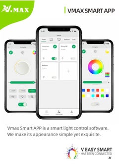 Vmax Smart Corn Bulb 2.0 Adjust Brightness And Colour 6w Dimmable With App Control  - Image 5