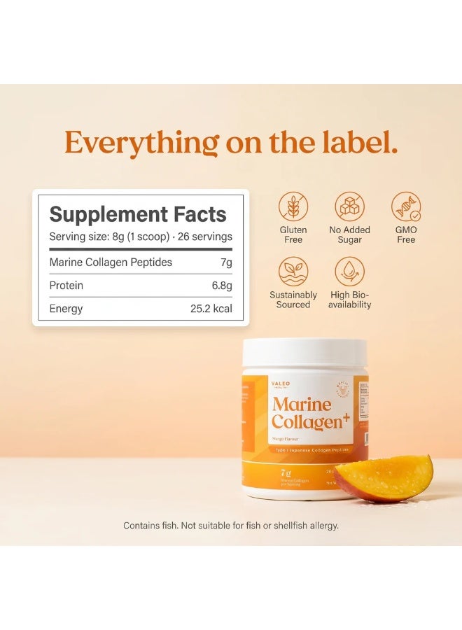 Valeo Marine Collagen+ Mango Flavour - Image 4