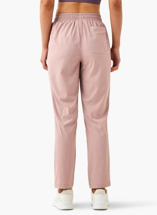 Kappa Kappa Track Pants with Drawstring Closure and Pockets