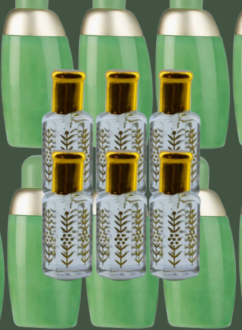 6 Pieces Eden Essential Oil For Women Original Clear 12 Ml