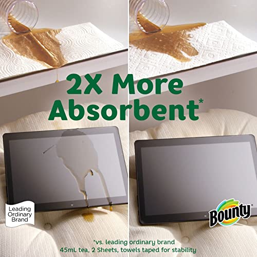 Bounty Select-A-Size Paper Towels, White, 8 Double Plus Rolls = 20 Regular Rolls - Image 4