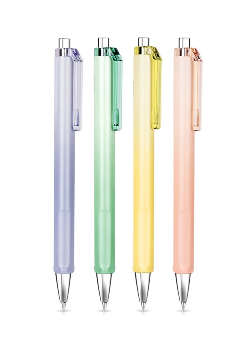 NUSIGN 4-Piece Gel Ink Pen 0.5mm Tip Black Ink - Image 1