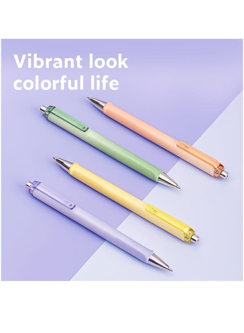 NUSIGN 4-Piece Gel Ink Pen 0.5mm Tip Black Ink - Image 5