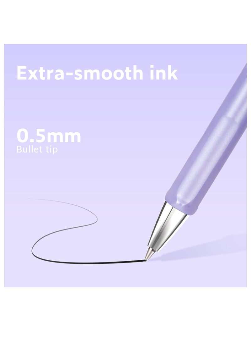 NUSIGN 4-Piece Gel Ink Pen 0.5mm Tip Black Ink - Image 2