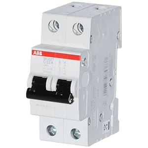 ABB 10K MCB 16A DP MCB Double Pole C Curve Pack of 1 SW202MC16 - Image 1