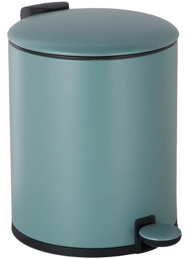 Vague Vague Pedal Bin with Soft Closing Lid, Green 12 Liter Capacity, 13-1448 