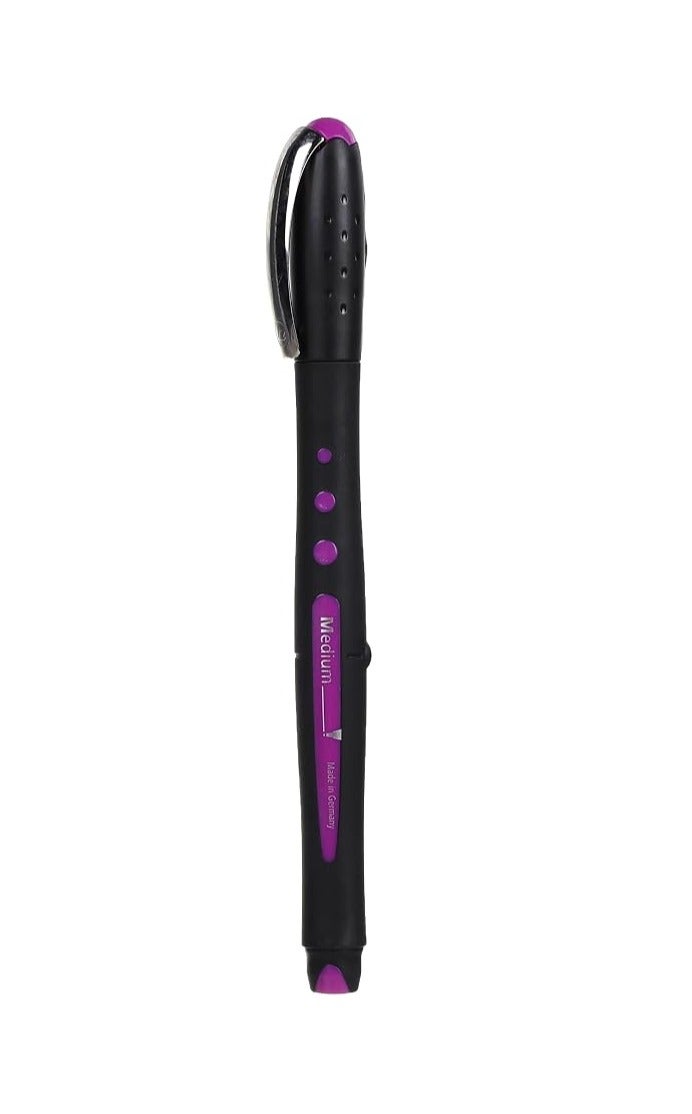Stabilo black rollerball medium pen - 0.5 mm. - lilac