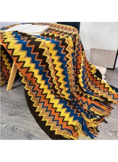 Boho Throw Blanket, Home Decor Stripe Woven Blanket with Tassels, Super Soft Cozy Lightweight Warm for Chair Bed Couch Decorative, Knit Throw Blankets 127x180cm - pzsku/Z5B1CAD96E36EDA2E9394Z/45/_/1713416088/214c5396-13bb-49c2-ab67-d1be9f26f2c8