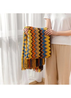 Boho Throw Blanket, Home Decor Stripe Woven Blanket with Tassels, Super Soft Cozy Lightweight Warm for Chair Bed Couch Decorative, Knit Throw Blankets 127x180cm - pzsku/Z5B1CAD96E36EDA2E9394Z/45/_/1713416088/ccc5be4b-9b9b-4de6-aff3-f3149bc7c5c7