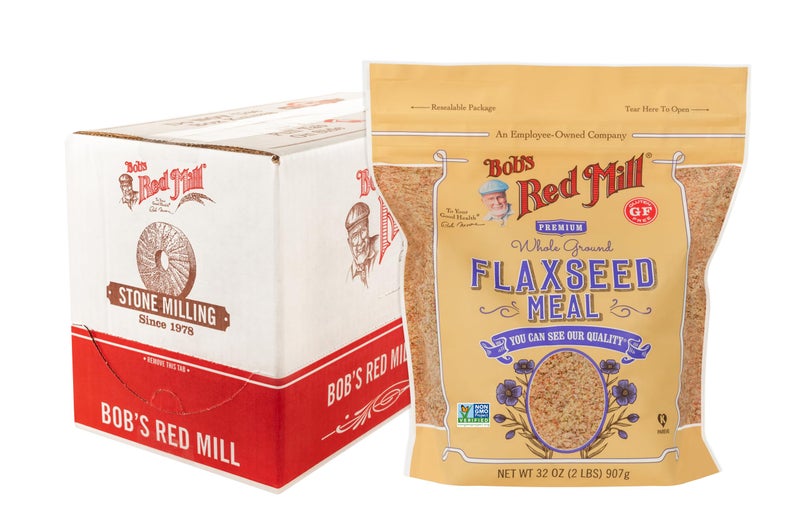 Bob's Red Mill Bobs Red Mill Flaxseed Meal 32oz Pack of 4 Non GMO Vegan Paleo Friendly Keto Friendly Kosher