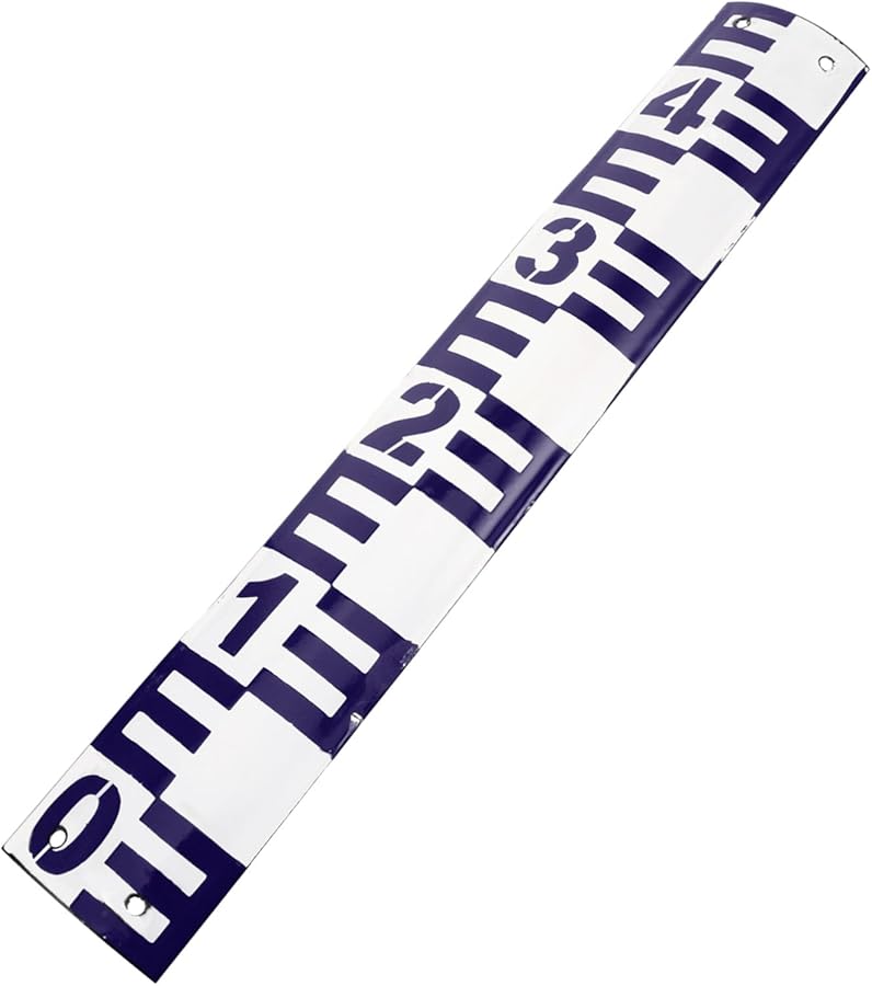 GANAZONO مقياس مستوى الماء بالمينا بطول 0.5 متر لقياس عمق المسبح سهل التنظيف والحمل - Image 2