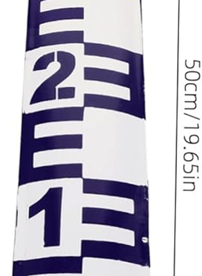 GANAZONO مقياس مستوى الماء بالمينا بطول 0.5 متر لقياس عمق المسبح سهل التنظيف والحمل - Image 3