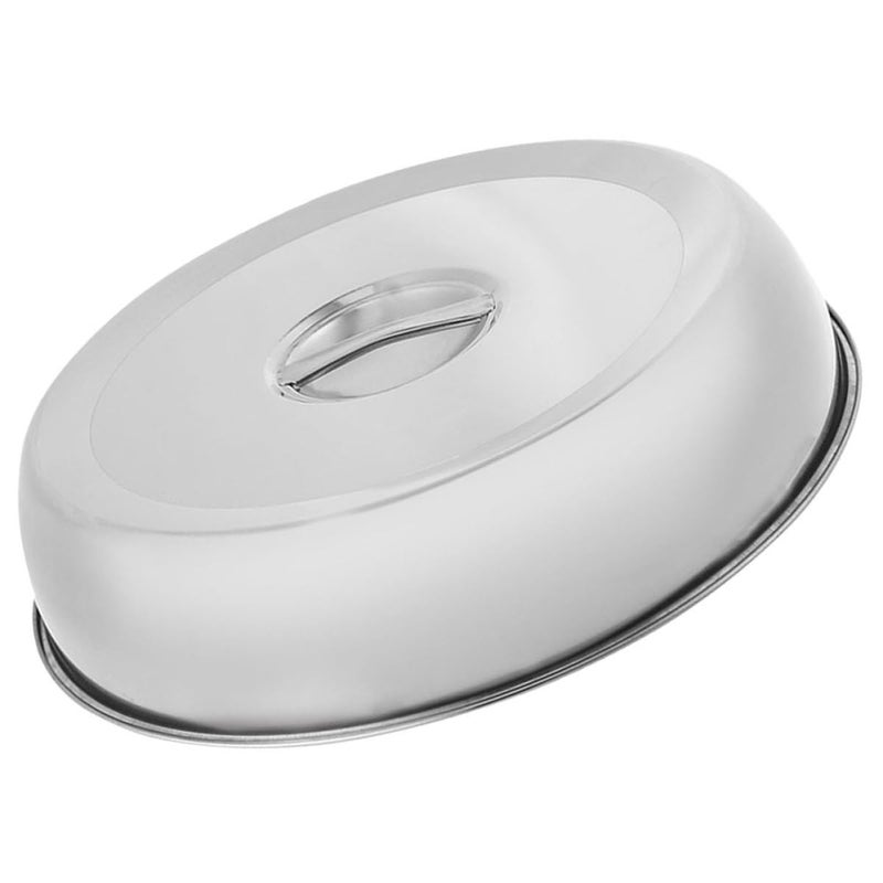 غطاء قبة الطعام الدائري من الفولاذ المقاوم للصدأ مقاس 20 سم للشواء، مقاوم للزيت ويحافظ على الطعام طازجًا - Image 2