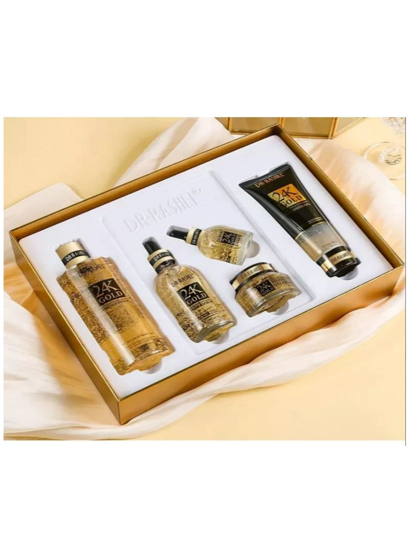 DR. RASHEL 24K Gold Radiance And Anti-Aging Skin Care 5 Piece Set  - Image 2