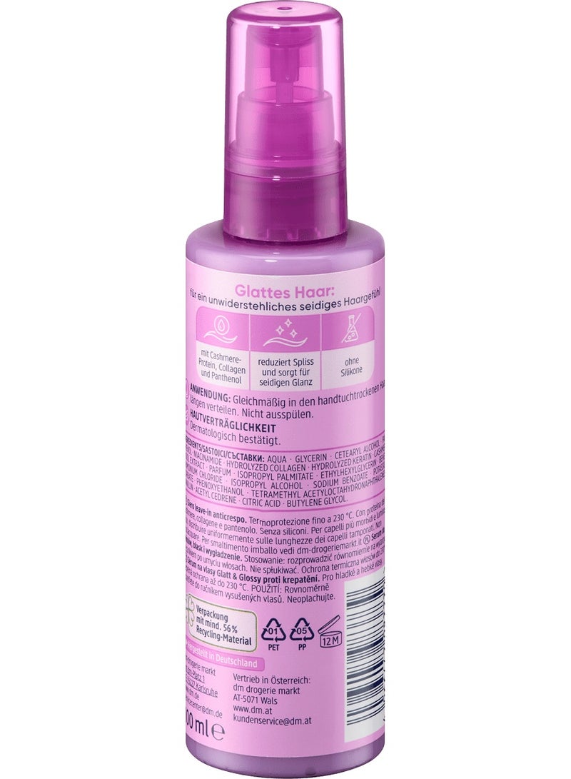 Balea Anti-Frizz Glatt & Glossy Hair Serum with Heat Protection, 100ml - Image 2