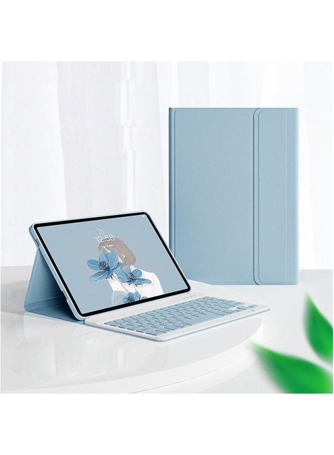 For Lenovo Small Keyboard Pad Plus11.5/P12 12.7 Inch/M10 Bluetooth Protective Cover-Colour: Leather Case + Keyboard-Product Type:Pad Pro 11.2/Tab P11 Pro Gen 2 11.2 - Image 2