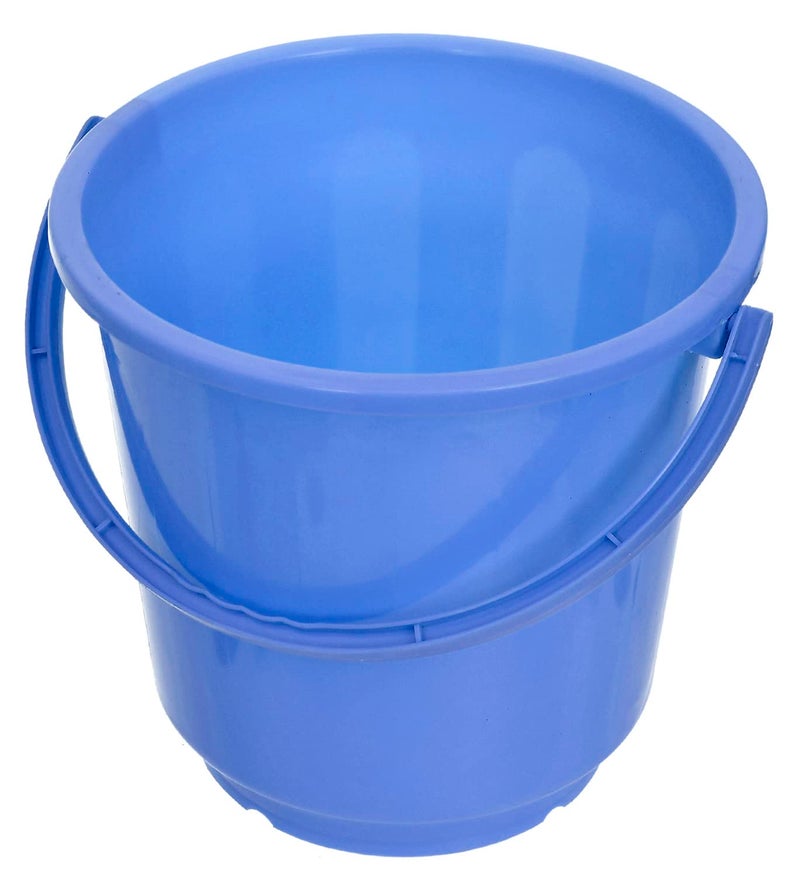 Kuber Industries Kuber Industries BucketPlastic Bucket for BathroomBucket for BathingUnbreakable Bucket with Handle16 Liter Blue - Image 1