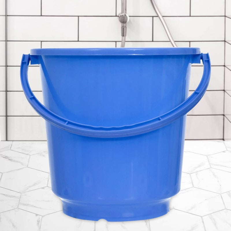 Kuber Industries Kuber Industries BucketPlastic Bucket for BathroomBucket for BathingUnbreakable Bucket with Handle16 Liter Blue - Image 5