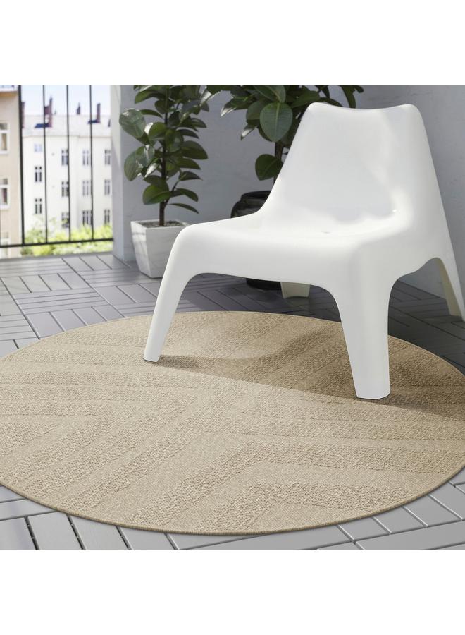 erorex Rug flatwoven, in/outdoor, beige/mélange, 130 cm - Image 2