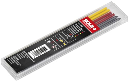 SOLA SC TLM2 Sola Deep Hole Marker Refills for TLM and TLM2 Universal Refill Set 2 x Red 2 x Yellow 2 x Black - Image 1