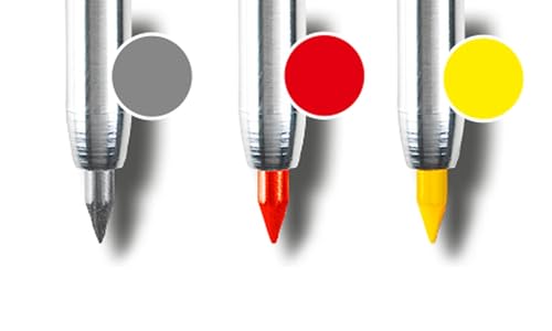 SOLA SC TLM2 Sola Deep Hole Marker Refills for TLM and TLM2 Universal Refill Set 2 x Red 2 x Yellow 2 x Black - Image 3