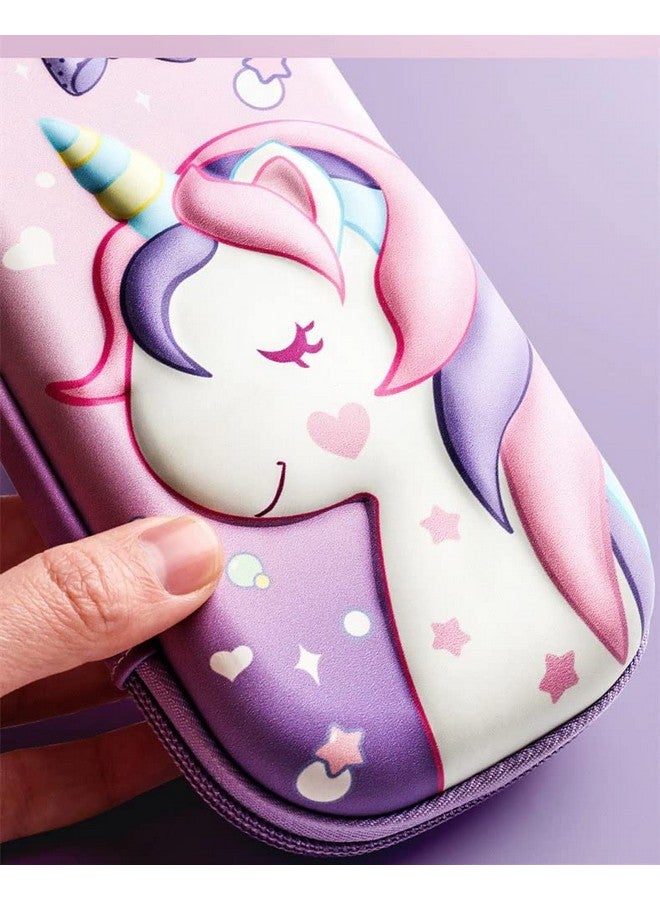 AdiChai Adichai 3D Cover EVA Pencil Case for Kids - Large Capacity Pencil Pouch Compass, Premium Stylish Pen Holder Pouch Supply Organizer for Girls & Boys, Students - Image 3