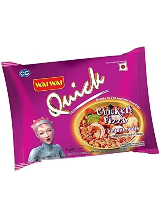 Wai Wai Wai Wai Chicken Pizza Instant Noodle, 75 Gm, Pack Of 5  - Image 2
