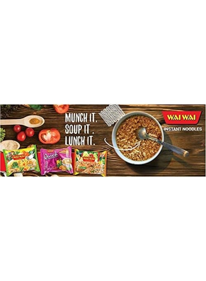 Wai Wai Wai Wai Chicken Pizza Instant Noodle, 75 Gm, Pack Of 5  - Image 4