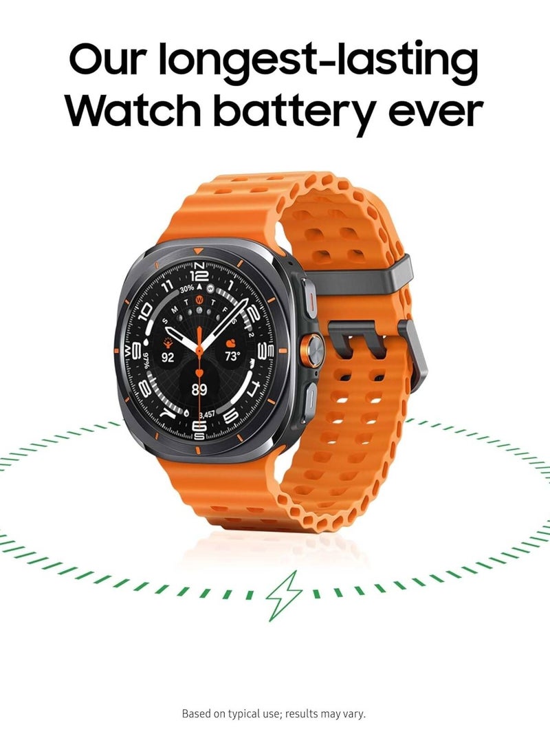 Ultra Smart Watch - 47mm - Titanium - Modern and elegant design with high-quality materials - Compatible with all phones - Orange - pzsku/Z5B1D28945E6111302157Z/45/_/1730187489/0ddba0e9-091d-4b58-9e79-7b8bdb6eceb5