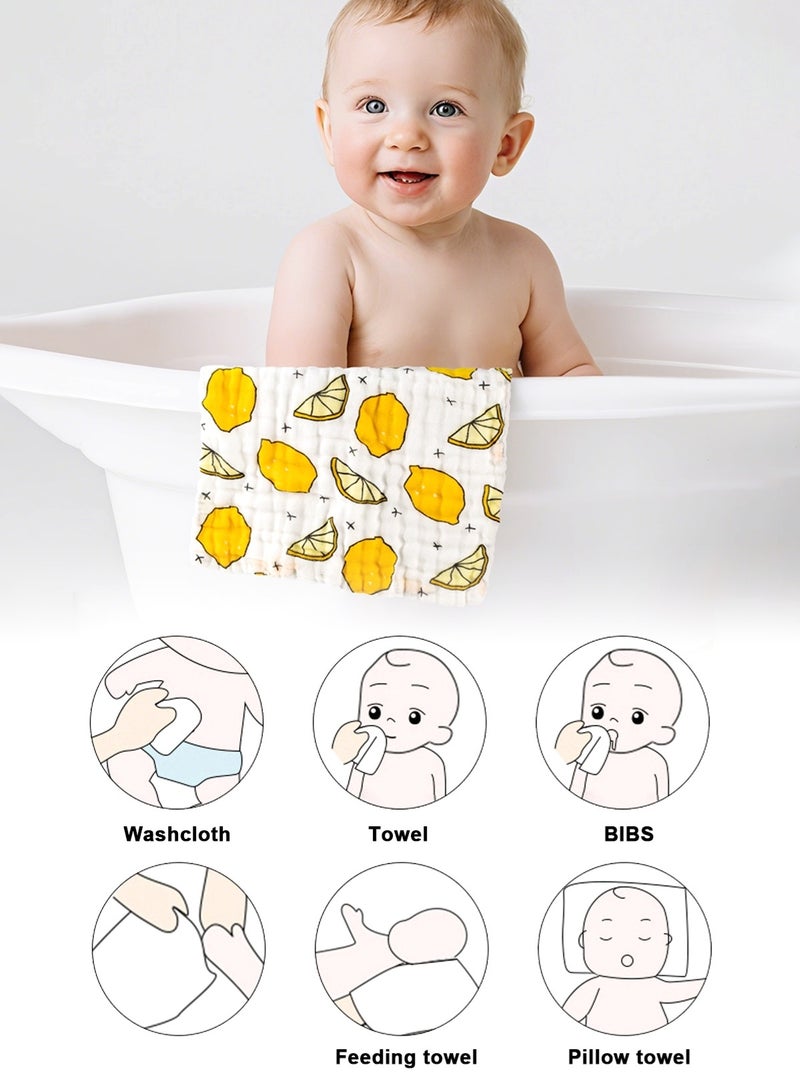 URbazaar Baby Bath Towel, Hooded Baby Bath Towel, Super Absorbent Baby Towel, with Small Towel and Baby Bibs, Bath Towels for Girls and Boys (White) - Image 5