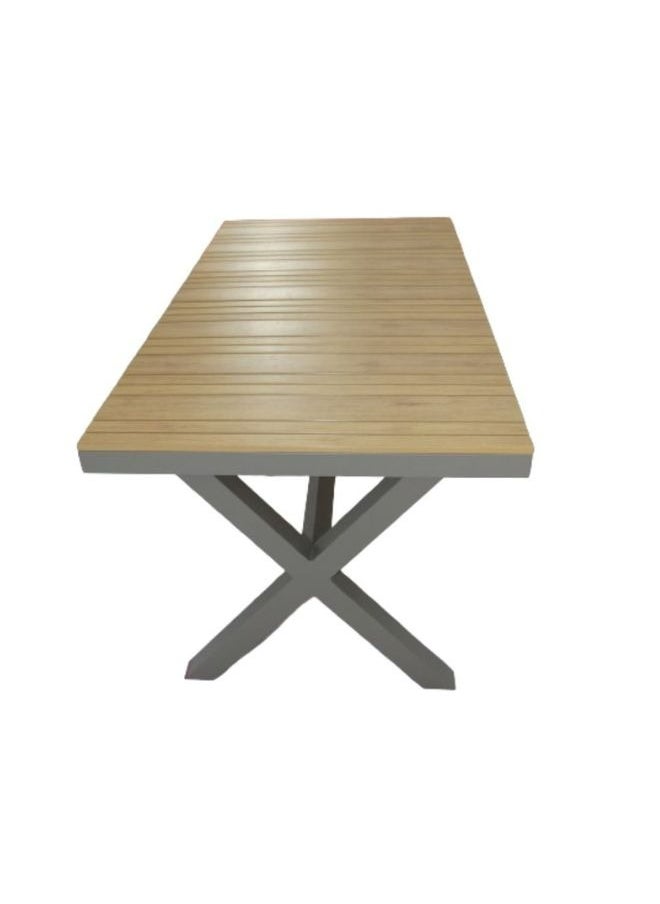 Swin Furniture Swin All Weather Resistant Patio Garden Outdoor Rectangular Dining Table  - Image 2