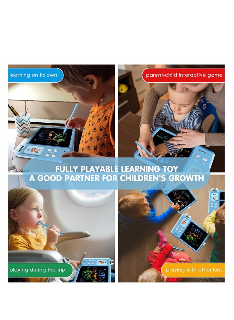 Audible Learning Toy, 224 PCS Talking Flashcards, Audible Flash Cards with Sound Effects, LCD Writing Tablet Educational Learning, Words Toys,Toddlers Birthday Gift for 2-7 Years Kids BLUE - Image 5