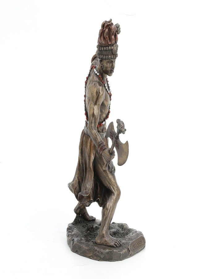 JFSM INC Veronese Design Chango - God of Fire, Thunder, Lightning and War Statue Sculpture Figurine - Image 5