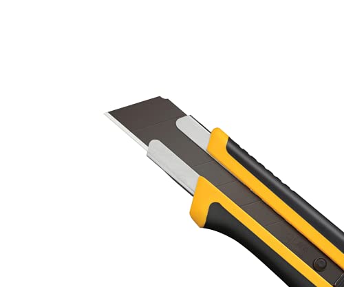 OLFA 25mm Extra Heavy-Duty Ultra-Sharp Black Snap Off Replacement Blades, 5 Blades (35 segments) HBB-5B - Snap-Off Utility Knife Replacement Blades, Fits most 25mm Utility Knives - Image 2