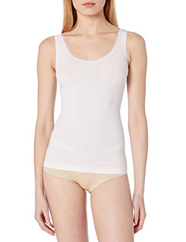Yummie womens Seamless Reversible Tank Shapewear Top, White, 2X-3X US - Image 5