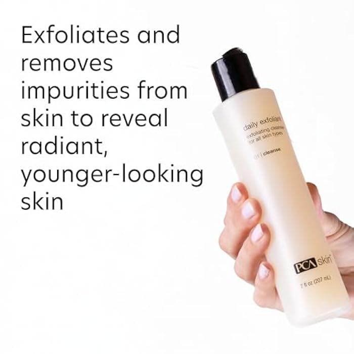 PCA SKIN منظف وجه يومي من PCA SKIN، غسول مرطب للوجه، ينظف بلطف الأوساخ والحطام والشوائب الأخرى من البشرة، منظف وجه مصنوع من مقشرات قابلة للتجديد، زجاجة سعة 7.0 أونصة - Image 3