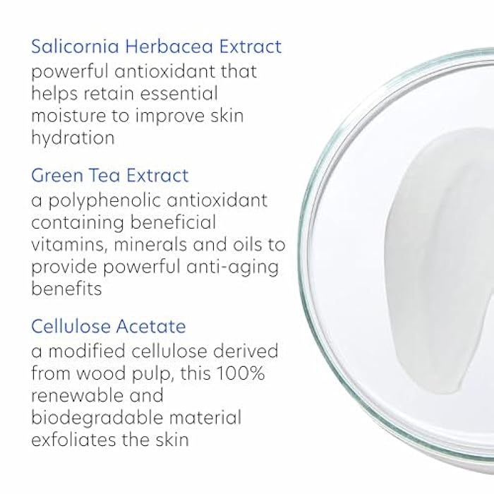 PCA SKIN منظف وجه يومي من PCA SKIN، غسول مرطب للوجه، ينظف بلطف الأوساخ والحطام والشوائب الأخرى من البشرة، منظف وجه مصنوع من مقشرات قابلة للتجديد، زجاجة سعة 7.0 أونصة - Image 5